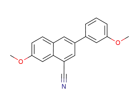 7-methoxy-3-(3-methoxyphenyl)-1-naphthonitrile