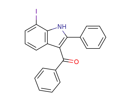 2-phenyl-3-benzoyl-7-iodoindole