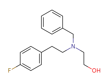 Molecular Structure of 1018909-32-4 (2-[benzyl(4'-fluorophenethyl)amino]ethanol)
