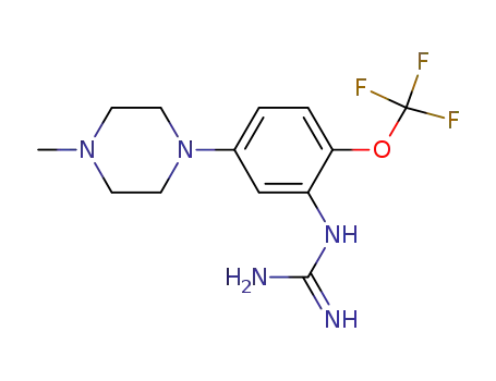 N-[5-(4-methyl-piperazin-1-yl)-2-trifluoromethoxy-phenyl]-guanidine