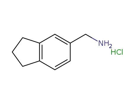 Molecular Structure of 721968-63-4 (2,3-DIHYDRO-1H-INDEN-5-YLMETHANAMINE HYDROCHLORIDE)