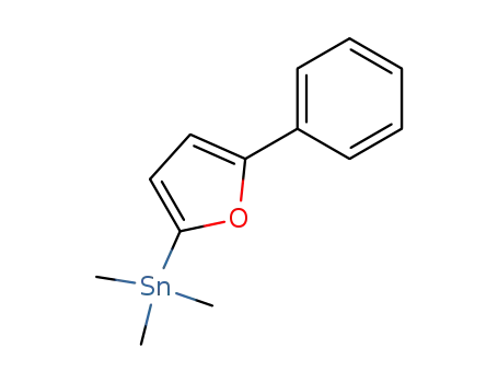 Stannane, trimethyl(5-phenyl-2-furanyl)-