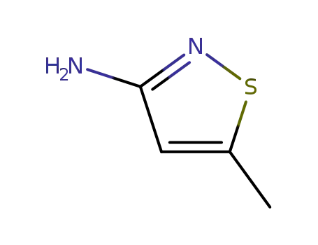 Molecular Structure of 128146-85-0 (5-methylisothiazol-3-amine)