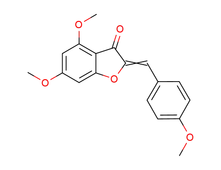 3(2H)-Benzofuranone, 4,6-dimethoxy-2-[(4-methoxyphenyl)methylene]-