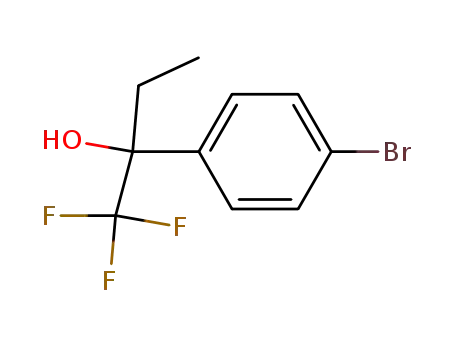 2-(4-bromophenyl)-1,1,1-trifluorobutan-2-ol