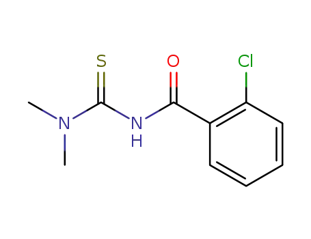 Molecular Structure of 188679-30-3 (Benzamide, 2-chloro-N-[(dimethylamino)thioxomethyl]-)