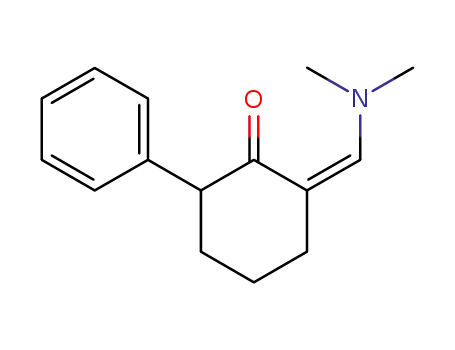 Molecular Structure of 1172638-49-1 (2-[1-dimethylaminometh-(Z)-ylidene]-6-phenylcyclohexanone)