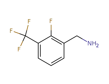 Molecular Structure of 239135-49-0 (2-Fluoro-3-(trifluoromethyl)benzylamine)