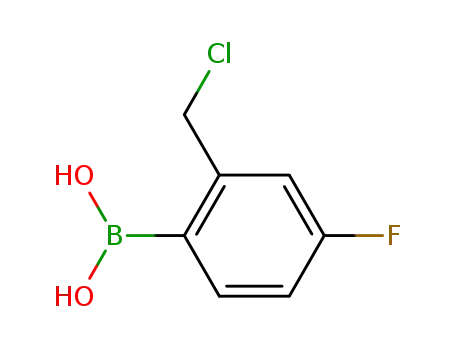 2-chloromethyl-4-fluoro-phenylboronic acid