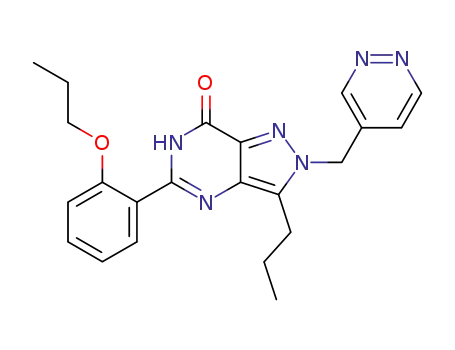 5-(2-n-propoxyphenyl)-3-n-propyl-2-(pyridazin-4-yl)methyl-2,6-dihydro-7H-pyrazolo[4,3-d]pyrimidin-7-one