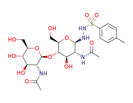 N'-(2-acetamido-4-O-(2-acetamido-2-deoxy-β-D-glucopyranosyl)-2-deoxy-D-β-glucopyranoside)-p-toluenesulfono-hydrazide