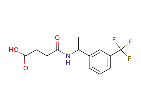 4-oxo-4-(1-(3-(trifluoromethyl)phenyl)ethylamino)butanoic acid