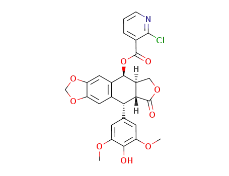 Molecular Structure of 888029-92-3 (C<sub>27</sub>H<sub>22</sub>ClNO<sub>9</sub>)