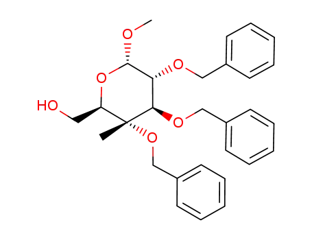 methyl 2,3,4-tri-O-benzyl-4-C-methyl-α-D-glucopyranoside