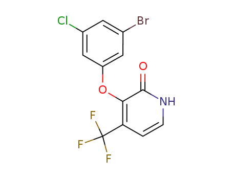 3-(3-bromo-5-chlorophenoxy)-4-(trifluoromethyl)pyridin-2-ol