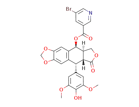 Molecular Structure of 888029-94-5 (C<sub>27</sub>H<sub>22</sub>BrNO<sub>9</sub>)