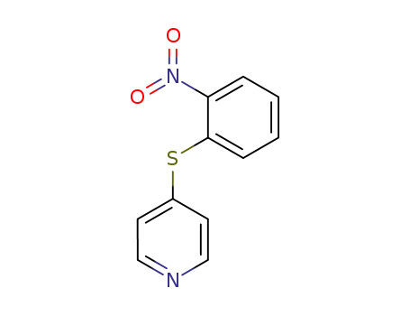 Molecular Structure of 91135-60-3 (Pyridine, 4-[(2-nitrophenyl)thio]-)