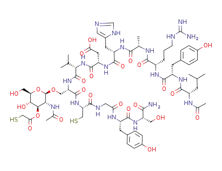 C<sub>71</sub>H<sub>105</sub>N<sub>19</sub>O<sub>25</sub>S<sub>2</sub>