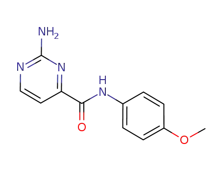 2-aminopyrimidine-4-carboxy-(4-methoxyphenyl)amide