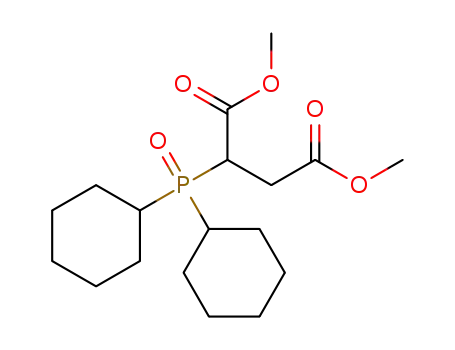 2-dicyclohexylphosphinoylsuccinic acid dimethyl ester