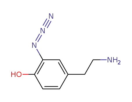 4-(2-amino-ethyl)-2-azido-phenol