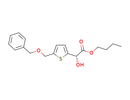 (S)-(5-benzyloxymethyl-thiophen-2-yl)hydroxyacetic acid butyl ester