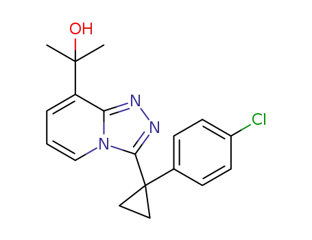 2-(3-(1-(4-chlorophenyl)cyclopropyl)-[1,2,4]triazolo[4,3-a]pyridin-8-yl)propan-2-ol