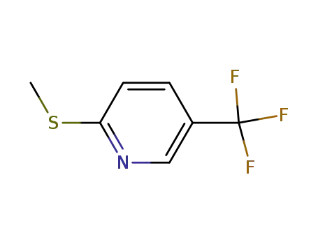 Molecular Structure of 650592-47-5 (2-(methylthio)-5-(trifluoromethyl)pyridine)