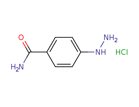 Molecular Structure of 40566-97-0 (BenzaMide, 4-hydrazino-, Monohydrochloride)