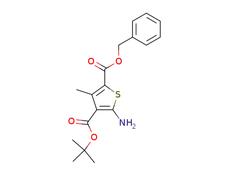 2-benzyl 4-(tert-butyl) 5-amino-3-methyl-thiophene-2,4-dicarboxylate