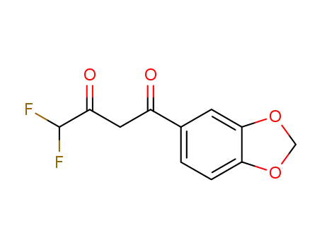 1-(1,3-Benzodioxol-5-yl)-4,4-difluorobutane-1,3-dione