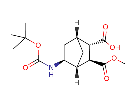 Bicyclo[2.2.1]heptane-2,3-dicarboxylic acid,
5-[[(1,1-dimethylethoxy)carbonyl]amino]-, 3-methyl ester,
(1R,2S,3S,4R,5S)-
