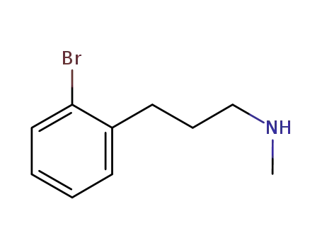 Molecular Structure of 886762-99-8 ([3-(2-BROMO-PHENYL)-PROPYL]-METHYL-AMINE)