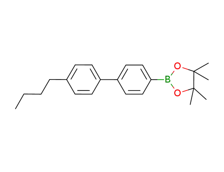 Molecular Structure of 918778-54-8 (1,3,2-Dioxaborolane, 2-(4'-butyl[1,1'-biphenyl]-4-yl)-4,4,5,5-tetramethyl-)