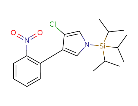 3-chloro-4-(2'-nitrophenyl)-N-(TIPS)pyrrole