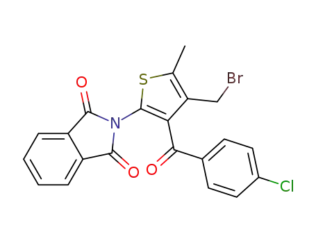 2-[4-bromomethyl-3-(4-chlorobenzoyl)-5-methylthiophen-2-yl]isoindoline-1,3-dione