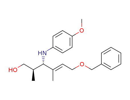 (2R,3S,4E)-6-(benzyloxy)-3-[(4-methoxyphenyl)amino]-2,4-dimethylhex-4-en-1-ol