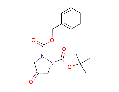 Molecular Structure of 503072-63-7 (1-benzyl-2-tert-butyl-4-oxopyrazolidine-1,2-dicarboxylate)