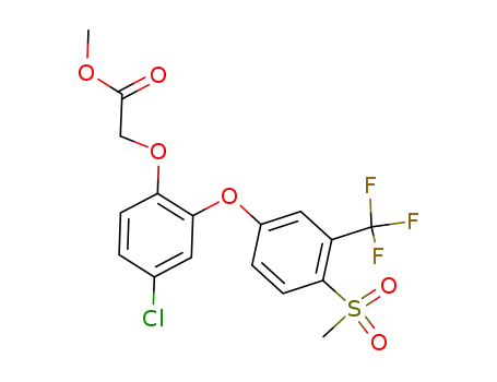 Acetic acid,
[4-chloro-2-[4-(methylsulfonyl)-3-(trifluoromethyl)phenoxy]phenoxy]-,
methyl ester