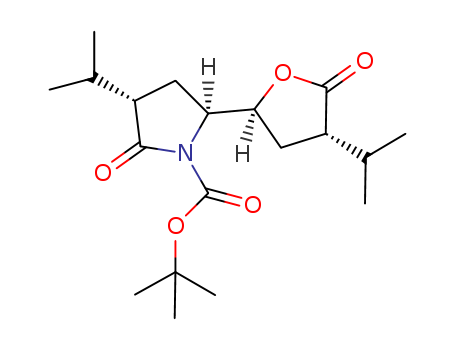 (3S,5S)-3-isopropyl-5-((2S,4S)-4-isopropyl-5-oxotetrahydro-furan-2-yl)-2-oxopyrrolidine-1-carboxylic acid tert-butyl ester