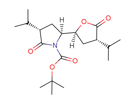(3S,5S)-3-isopropyl-5-((2S,4S)-4-isopropyl-5-oxotetrahydro-furan-2-yl)-2-oxopyrrolidine-1-carboxylic acid tert-butyl ester