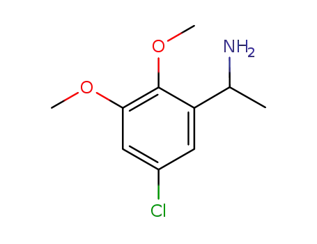 Molecular Structure of 903581-03-3 (1-(5-CHLORO-2,3-DIMETHOXYPHENYL)ETHYLAMINE)