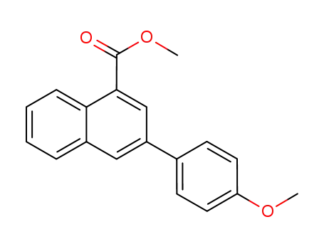 3-(4-methoxy-phenyl)-naphthalene-1-carboxylic acid methyl ester