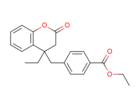 4-[4-(ethoxycarbonyl)benzyl]-4-ethyl-3,4-dihydrocoumarin
