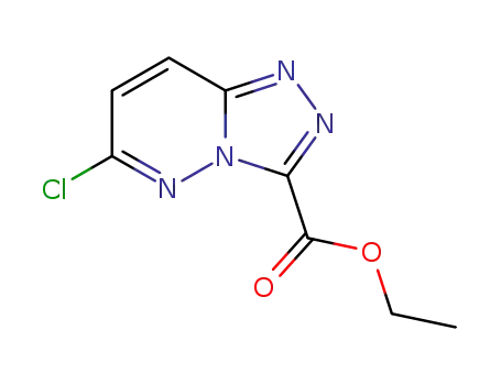 Molecular Structure of 75680-93-2 (Ethyl 6-chloro-[1,2,4]triazolo[4,3-b]pyridazine-3-carboxylate)