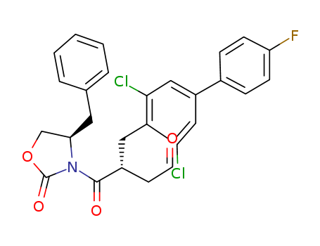 (R)-4-((R)-4-benzyl-2-oxooxazolidin-3-yl)-3-((3,5-dichloro-4-fluoro-[1,1-biphenyl]-4-yl)Methyl)-4-oxobutanal