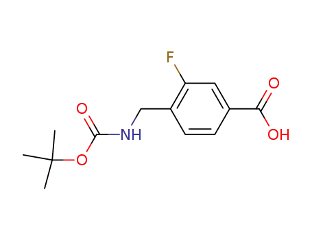 4-(BOC-AMINO)METHYL-3-FLUORO-BENZOIC ACID