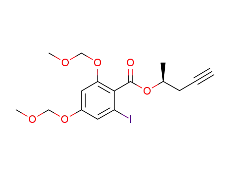 (S)-pent-4-yn-2-yl 2-iodo-4,6-bis(methoxymethoxy)benzoate