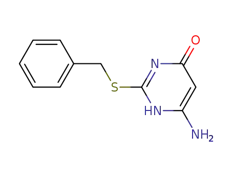 2-(BENZYLMERCAPTO)-4-HYDROXY-6-AMINOPYRIMIDINE