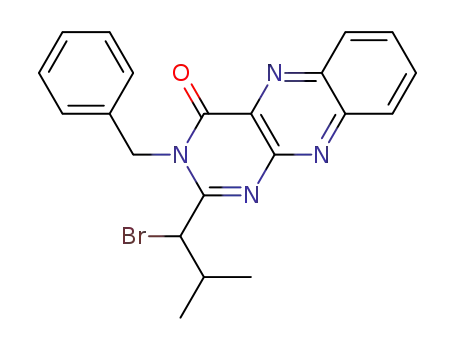 3-benzyl-2-(1-bromo-2-methyl-propyl)-3H-benzo[g]pteridin-4-one